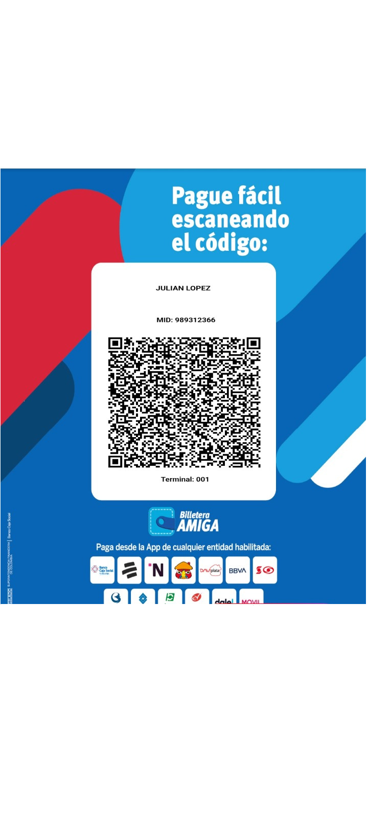 QR para donaciones